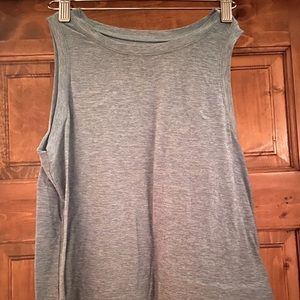 Beyond Yoga light blue muscle tank